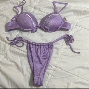 High Waisted Push Up Matching Bikini 🛒